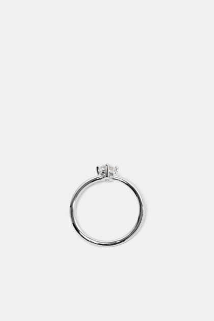 Prsten s kubickou zirkonií, sterlingové stříbro