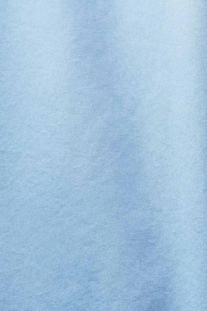 Propínací popelínová košile, 100 % bavlna, LIGHT BLUE, detail image number 6