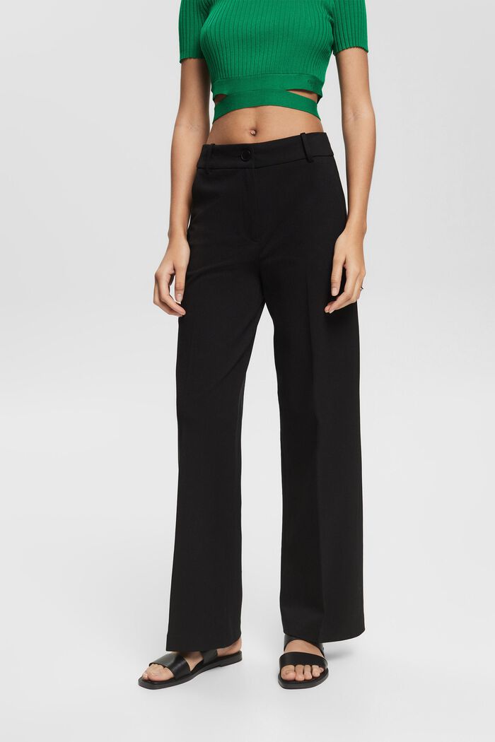 SPORTY PUNTO mix & match kalhoty s rovnými nohavicemi, BLACK, detail image number 0