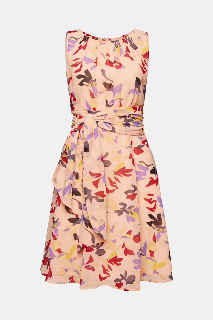 Šifonové šaty s potiskem, NEW PASTEL ORANGE, detail image number 5