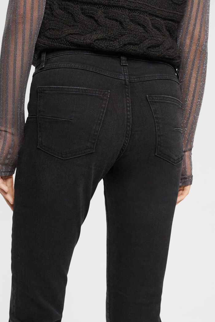 Džíny s rovnými nohavicemi, BLACK DARK WASHED, detail image number 2