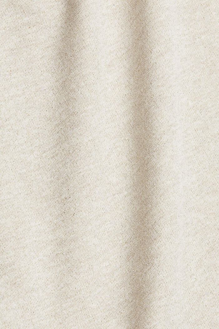 Mikina na zip, třpytivá, LIGHT TAUPE, detail image number 4