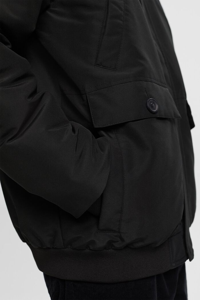 Zateplená softshellová bunda, BLACK, detail image number 1
