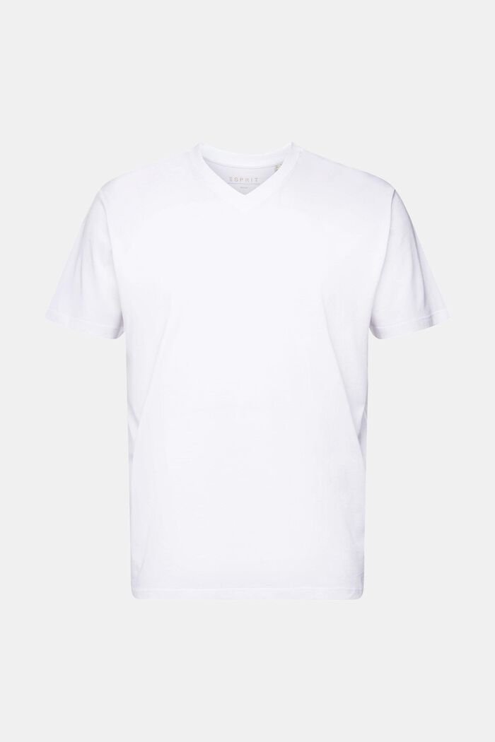 Žerzejové tričko, 100 % bavlna, WHITE, detail image number 7