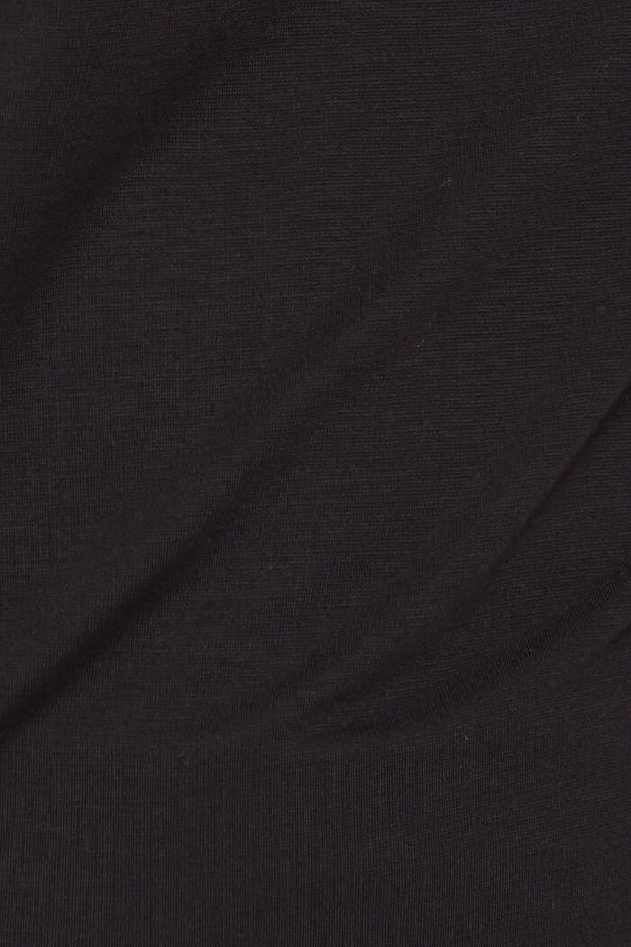 Tričko s dl. rukávem se zadním potiskem, BLACK, detail image number 4