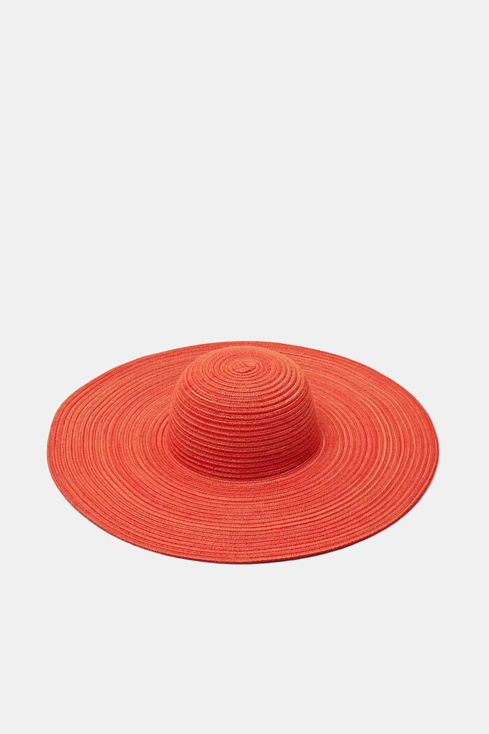 Melírovaný letní klobouk, ORANGE RED, detail image number 0