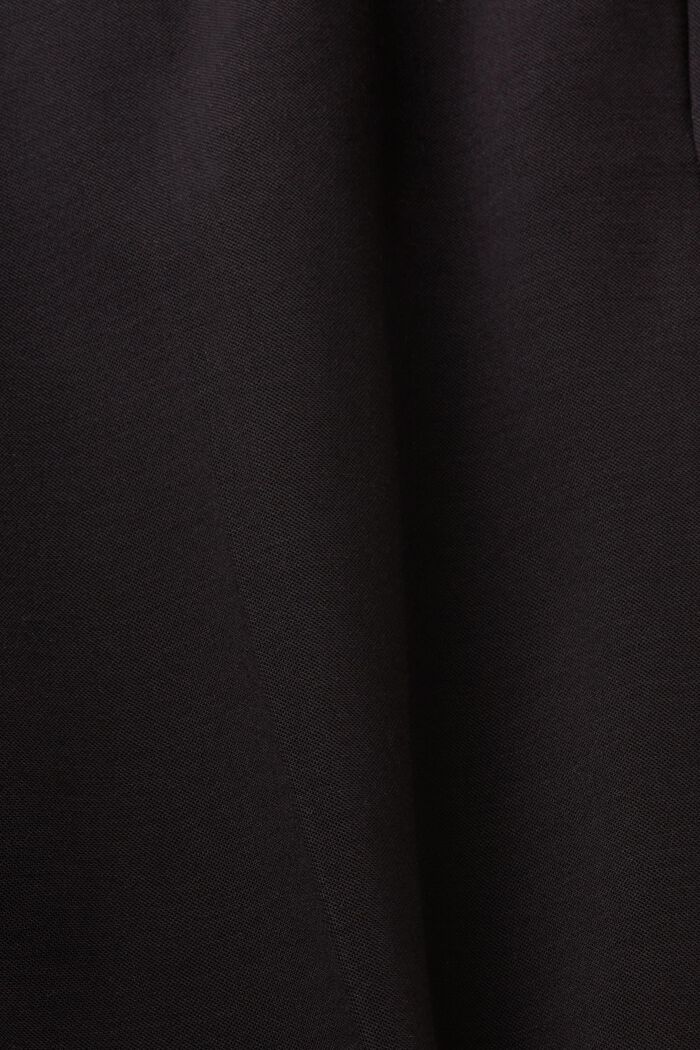 Kalhoty s vysokým pasem a opaskem, BLACK, detail image number 6