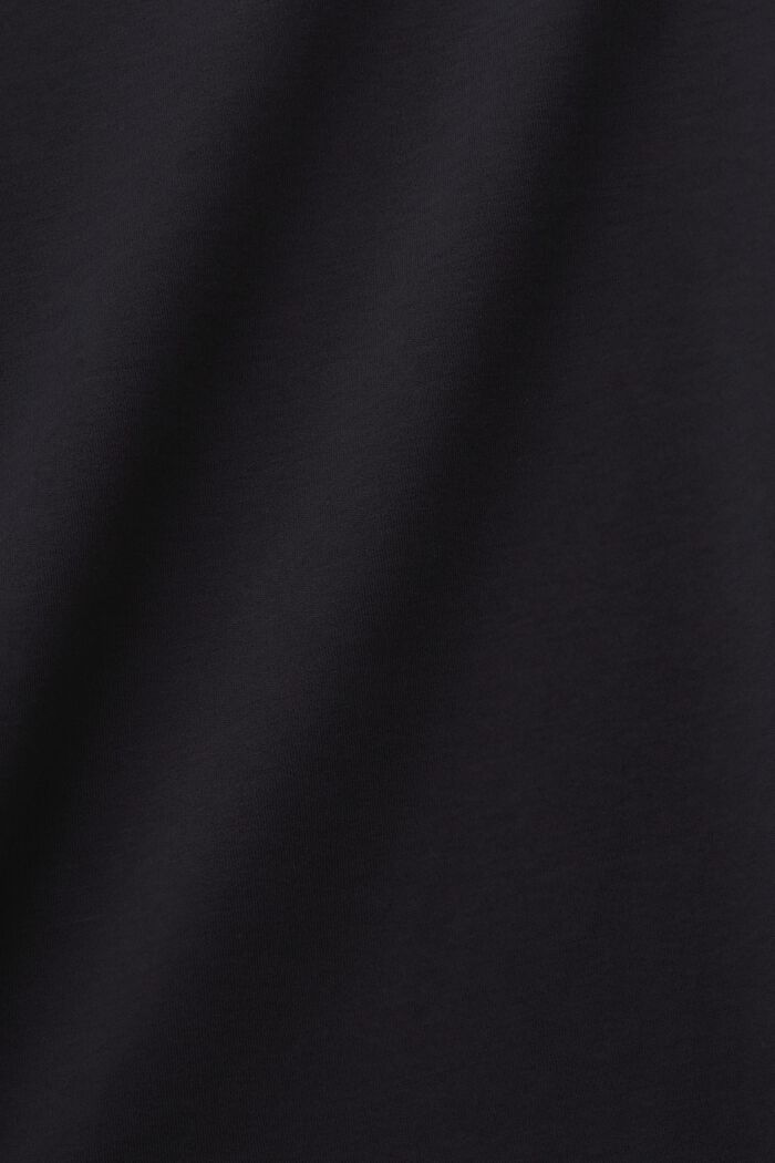 Tričko s kulatým výstřihem a krátkým rukávem, BLACK, detail image number 5