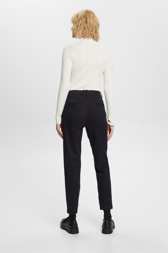 Kalhoty Slim Fit s vysokým pasem, BLACK, detail image number 3