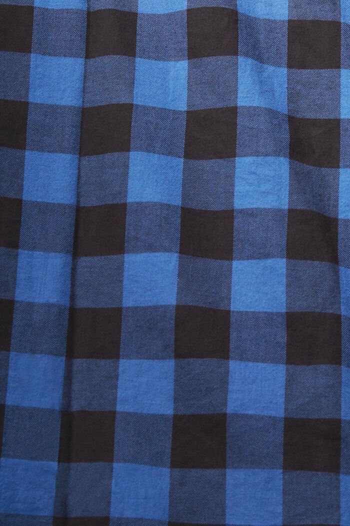 Flanelová košile z udržitelné bavlny s kárem vichy, BLUE, detail image number 1