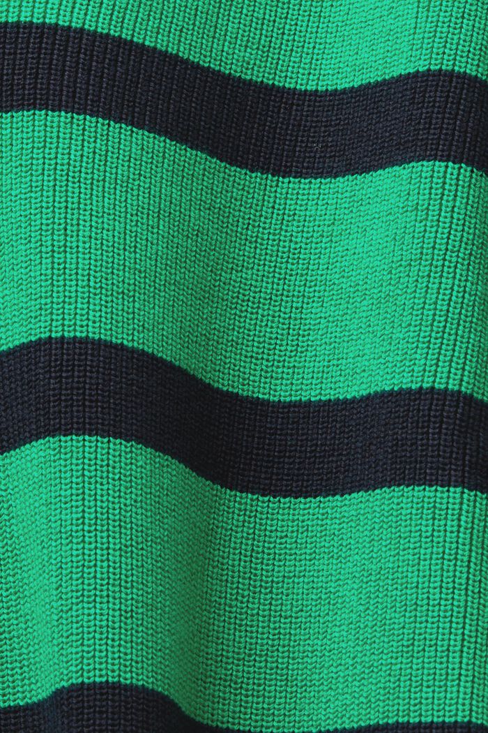 Pulovr s netopýřími rukávy, 100 % bavlna, GREEN, detail image number 4