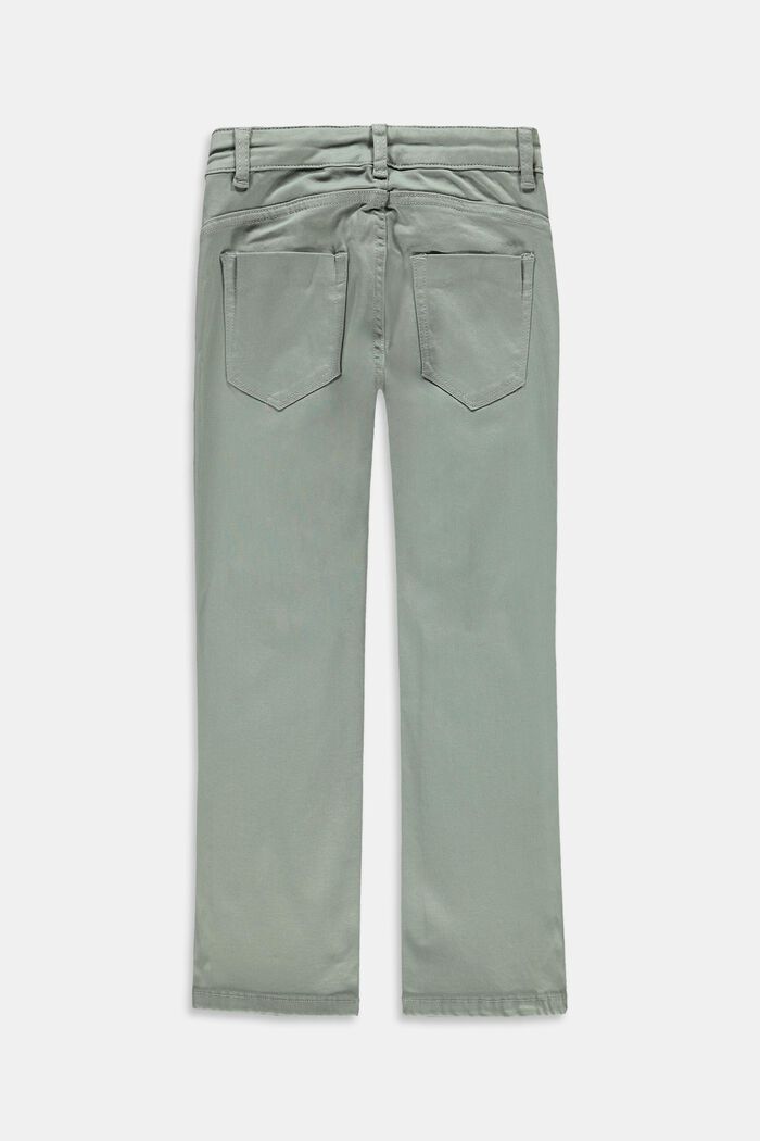 Úzké džíny s rozšířenými nohavicemi, KHAKI GREEN, detail image number 1