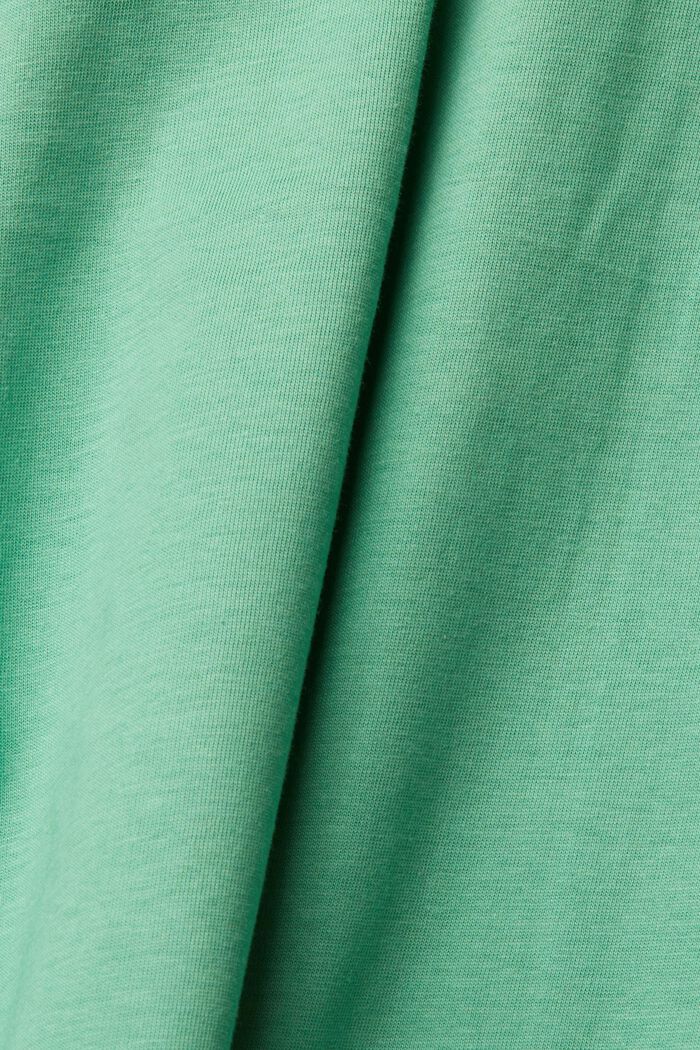 Žerzejové tričko s potiskem logem, GREEN, detail image number 1