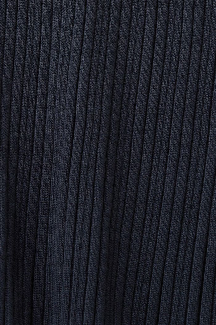 Midi sukně z žebrové pleteniny, PETROL BLUE, detail image number 5
