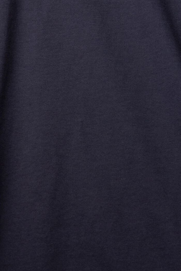 Žerzejové tričko, 100 % bavlna, NAVY, detail image number 6