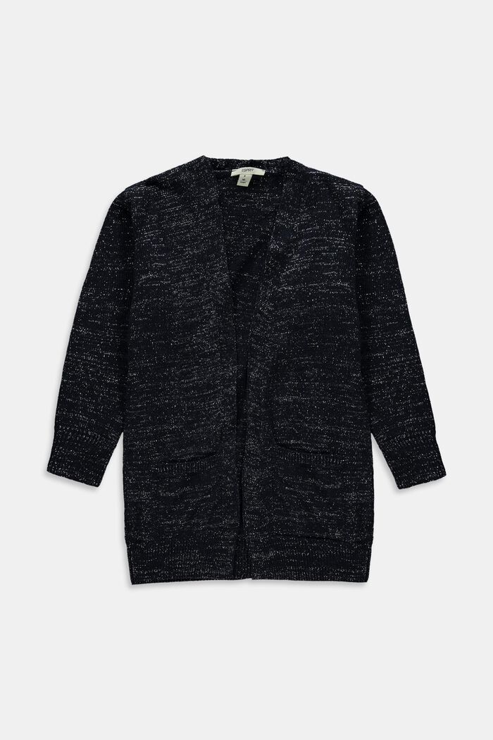 Fashion Cardigan, NAVY, overview
