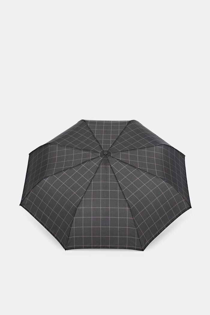 Lehký deštník s károvaným vzorem, ONE COLOUR, overview