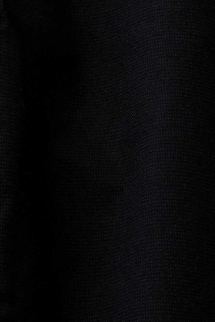 Chino kalhoty, počesaná tkanina, NAVY, detail image number 6