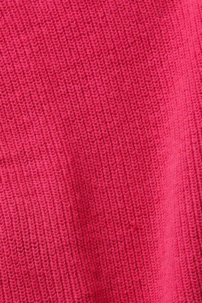 Pulovr s krátkým rolákovým límcem, PINK FUCHSIA, detail image number 6