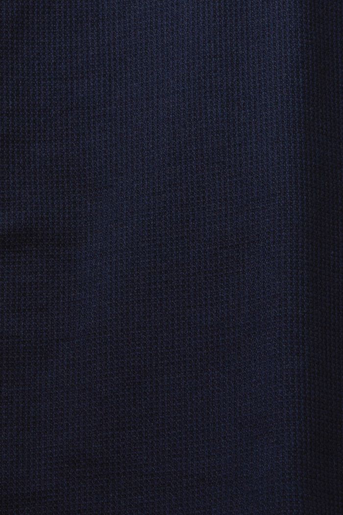 Košile Slim Fit se strukturou, 100% bavlna, NAVY, detail image number 4