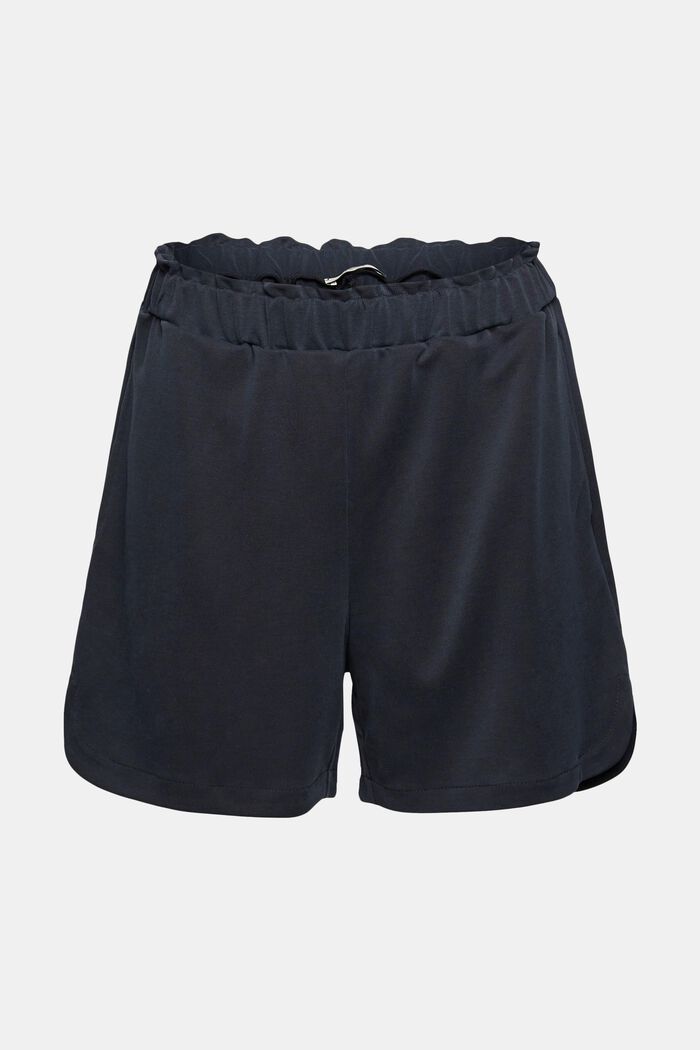 S materiálem TENCEL™: žerzejové šortky, BLACK, detail image number 2