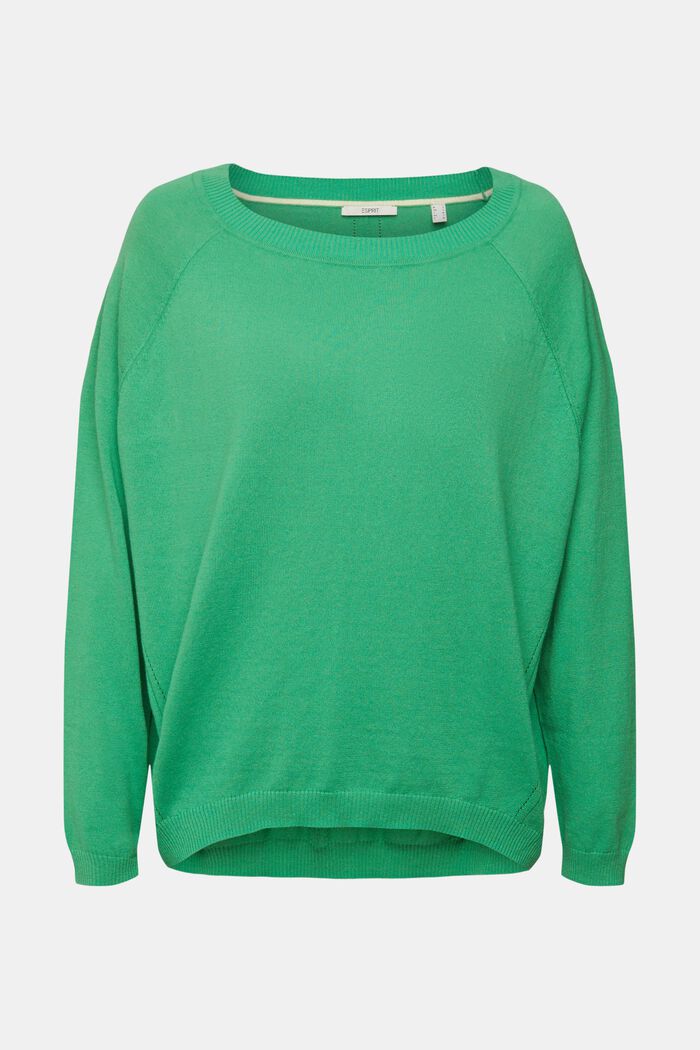 Pletený svetr, GREEN, overview