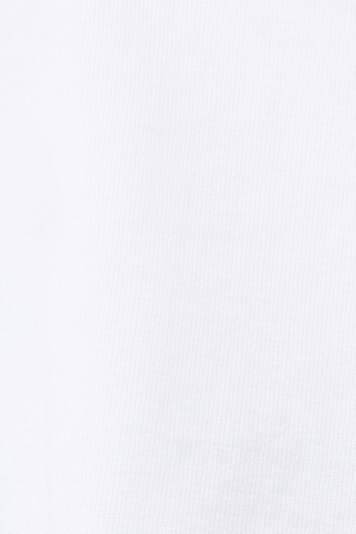 Bavlněné tričko s potiskem, WHITE, detail image number 4