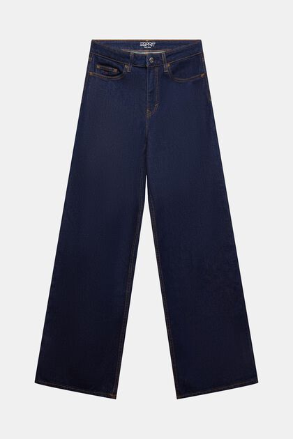 Retro džíny s vysokým pasem a širokými nohavicemi