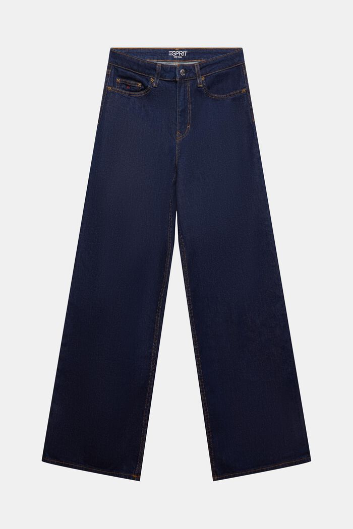 Prémiové retro kalhoty se širokými nohavicemi, BLUE RINSE, detail image number 7