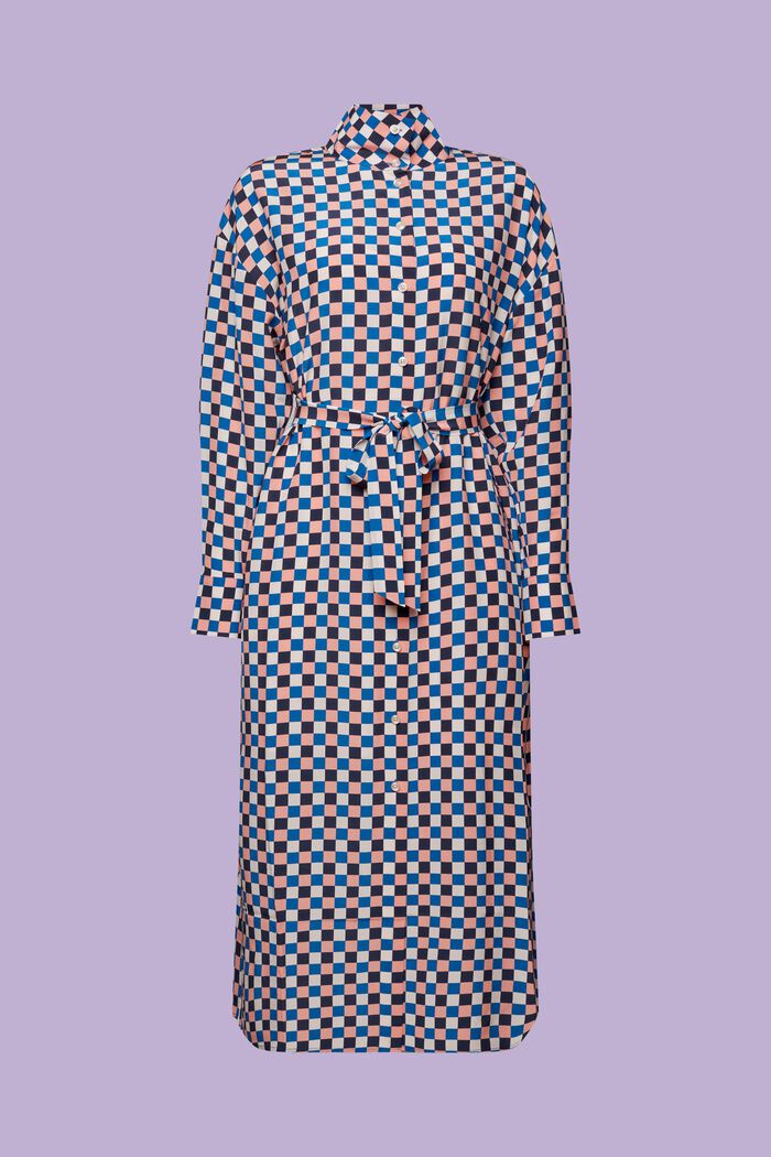 Hedvábné košilové šaty, BLUSH, detail image number 5