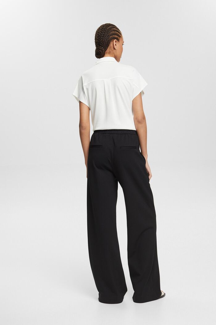 SPORTY PUNTO mix & match kalhoty s rozšířenými nohavicemi, BLACK, detail image number 3