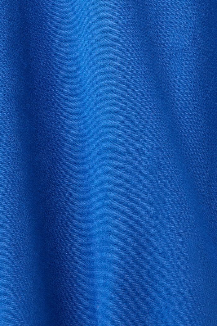 Košile z bavlněného popelínu, BRIGHT BLUE, detail image number 5