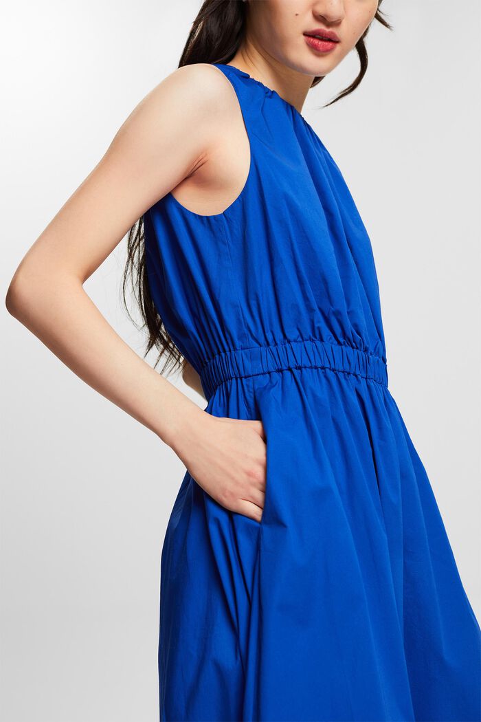 Midi šaty bez rukávů, BRIGHT BLUE, detail image number 3