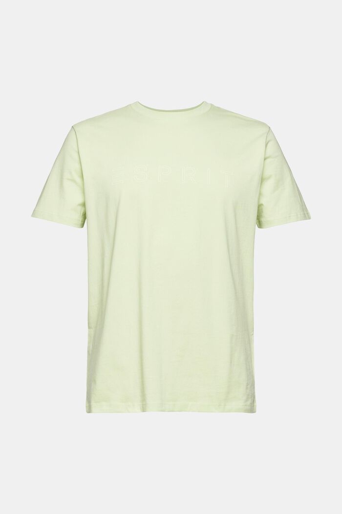 Žerzejové tričko s potiskem logem, LIGHT GREEN, detail image number 7
