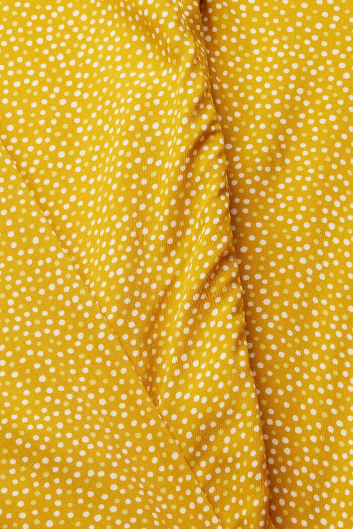 Pyžamo s puntíkovaným vzorem s materiálem LENZING™ ECOVERO™, HONEY YELLOW, detail image number 1