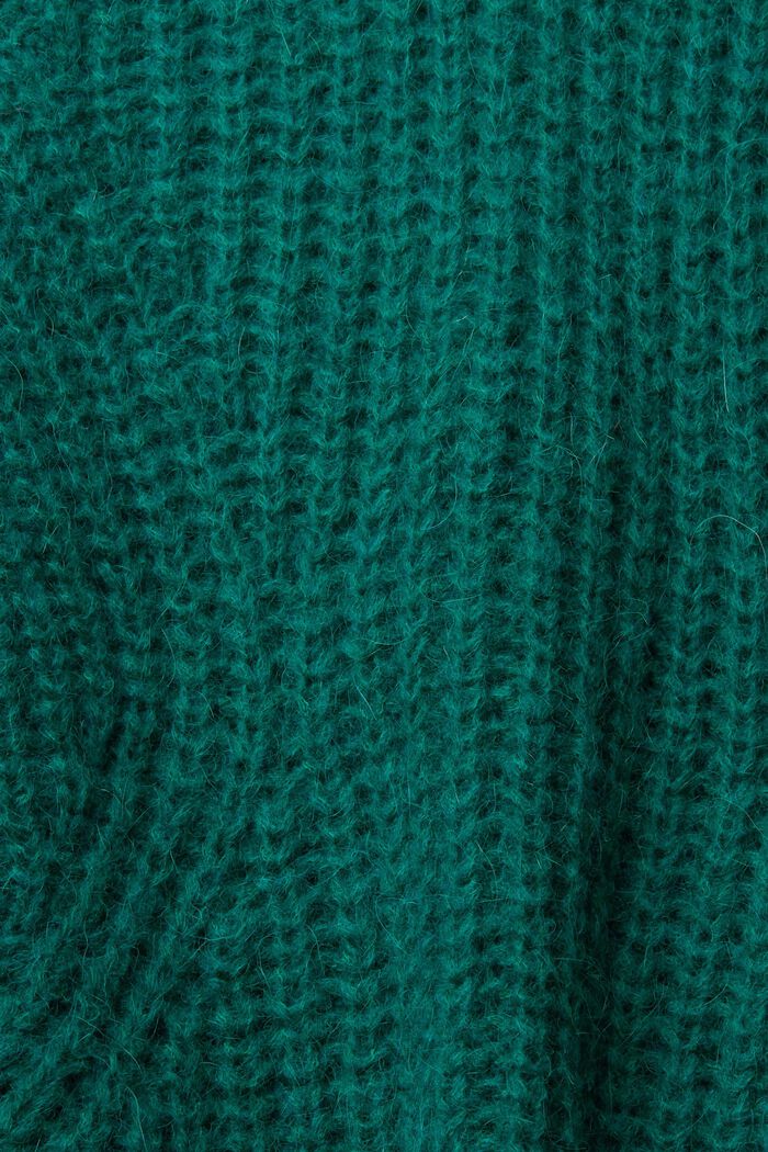 S alpakou: Pletený pulovr, EMERALD GREEN, detail image number 1