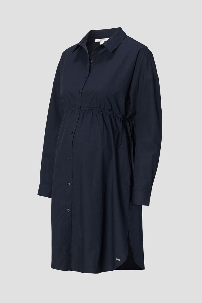 Košilové šaty, 100% bavlna, NIGHT SKY BLUE, detail image number 4