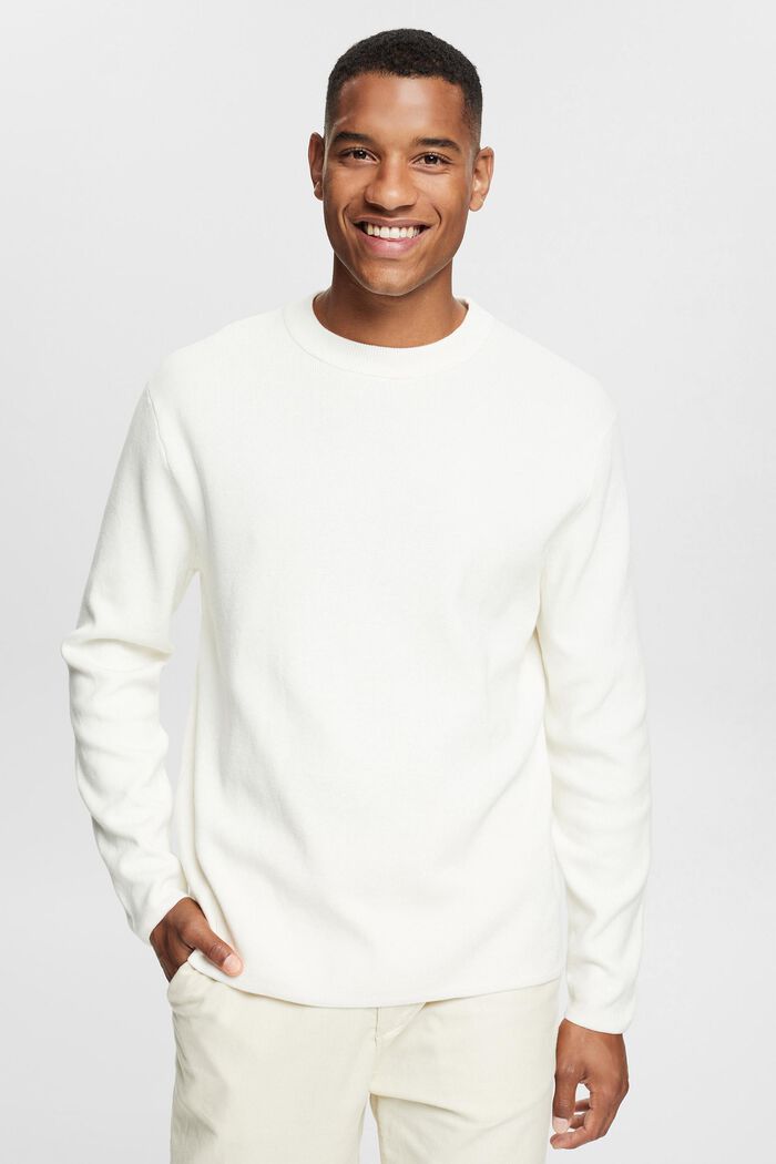Pletený pulovr, OFF WHITE, detail image number 0