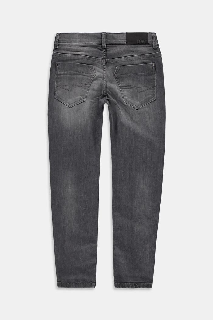 Strečové džíny s nastavitelnou šířkou pasu