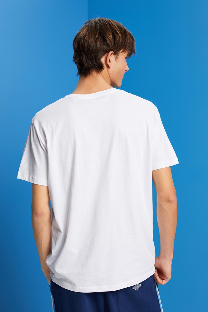 Bavlněné tričko s potiskem, WHITE, detail image number 3