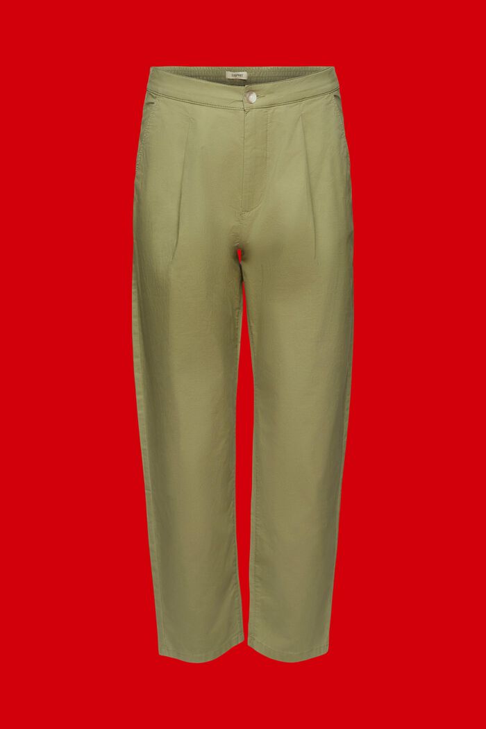 Kalhoty balonového střihu, LIGHT KHAKI, detail image number 6