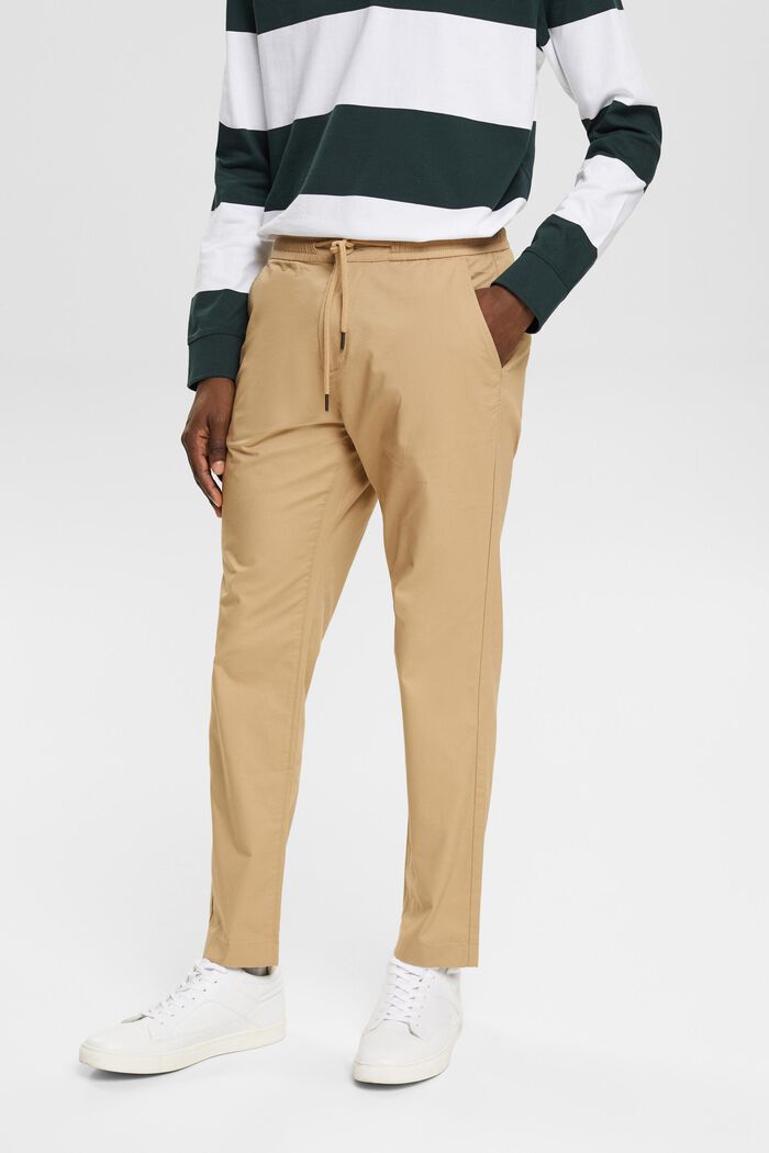 Kalhoty v joggingovém stylu, NEW BEIGE, detail image number 0