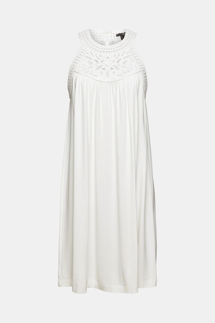 Šaty s háčkovanou krajkou, OFF WHITE, detail image number 7