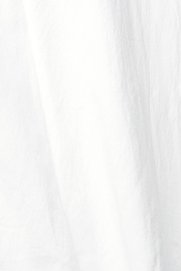 Se lnem: dlouhé halenkové šaty, WHITE, detail image number 4