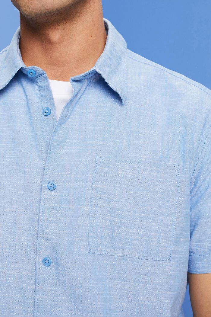 Bavlněná košile s propínacím límcem, LIGHT BLUE, detail image number 2