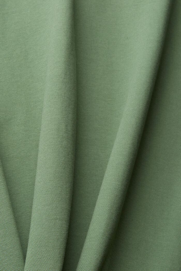 Polokošile z piké z bavlny, GREEN, detail image number 4