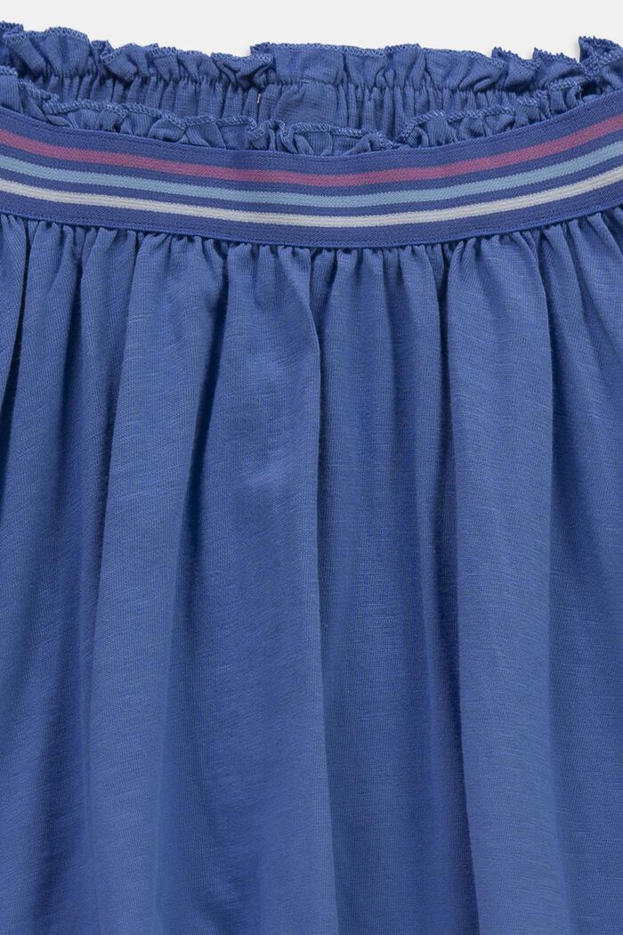 Midi sukně s proužkovaným nápletem, BLUE, detail image number 2