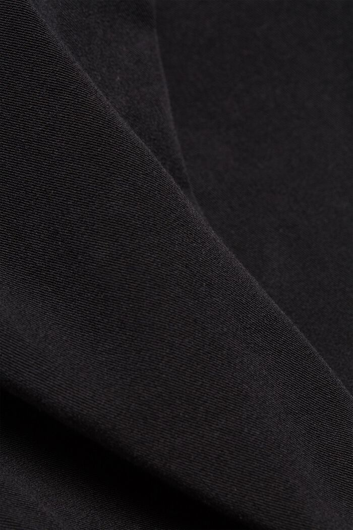 Bistrečové kalhoty s bio bavlnou, BLACK, detail image number 4