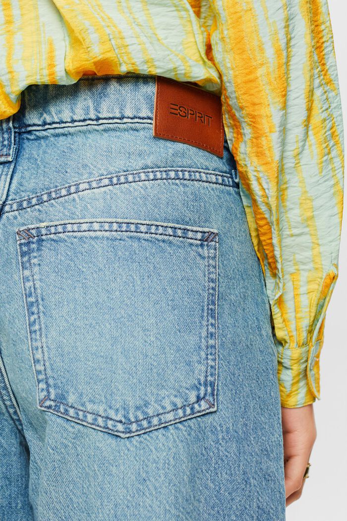 Volnější retro džíny s vysokým pasem, BLUE LIGHT WASHED, detail image number 3