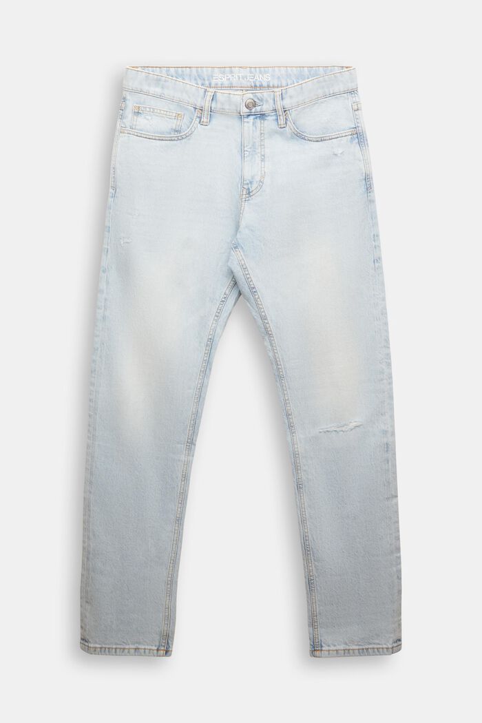 Slim džíny se střední výškou pasu, BLUE LIGHT WASHED, detail image number 6